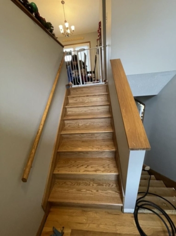 Hardwood Step Installation